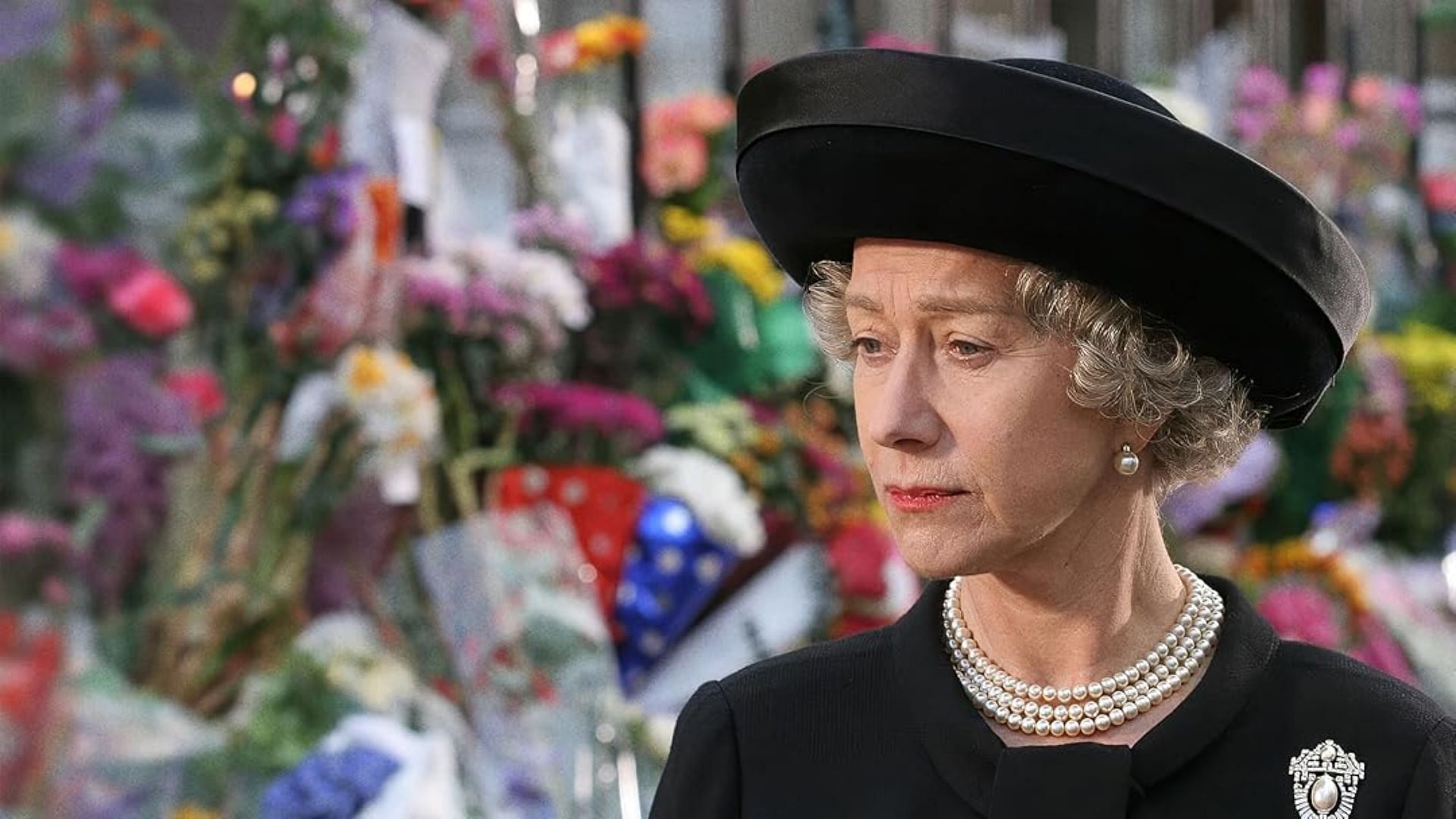Mirren in and as The Queen (Image via Prime Video)
